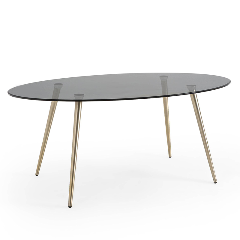 Обеденный стол Torborg Dinner Table Матовый Шампань Обеденный стол Torborg Dinner Table Матовый Шампань в Челябинске | Loft Concept