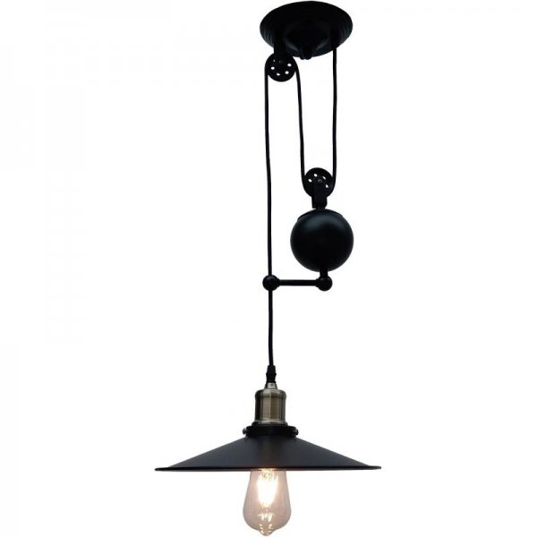 Подвесной светильник Loft Cone Pendant Equilibrium Черный Подвесной светильник Loft Cone Pendant Equilibrium Черный в Челябинске | Loft Concept