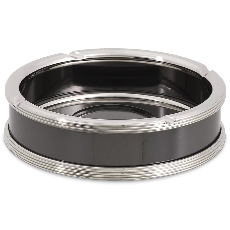 Пепельница Eichholtz Ashtray Ella Nickel Никель Черный в Челябинске | Loft Concept 