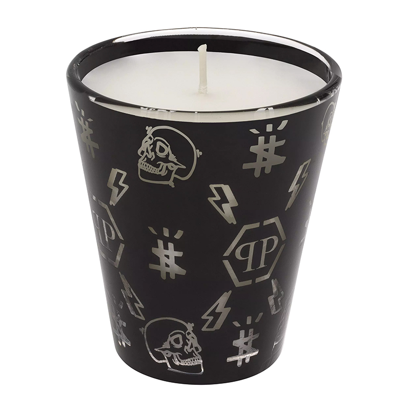 Свеча Philipp Plein Candle Monogram S Черный Белый Свеча Philipp Plein Candle Monogram S Черный Белый в Челябинске | Loft Concept