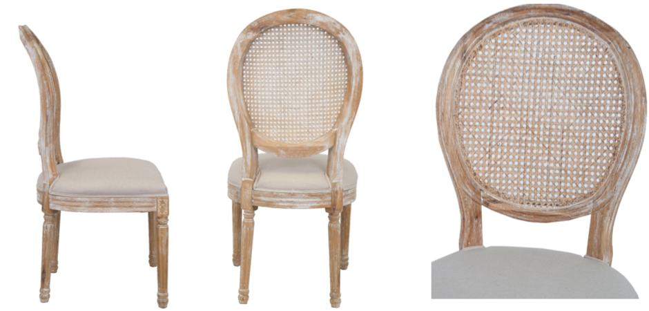 Стул French chairs Provence Beige Rattan 2 Chair Стул French chairs Provence Beige Rattan 2 Chair - Loft-Concept в Челябинске