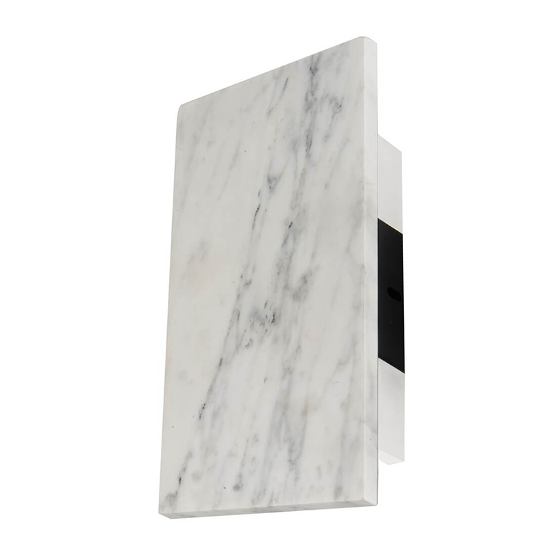 Бра Jordy Marble Slab Wall Lamp Черный Светло-серый Бра Jordy Marble Slab Wall Lamp Черный Светло-серый в Челябинске | Loft Concept