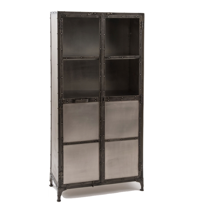 Буфет Industrial Steampunk Nickel Cabinet Буфет Industrial Steampunk Nickel Cabinet в Челябинске | Loft Concept