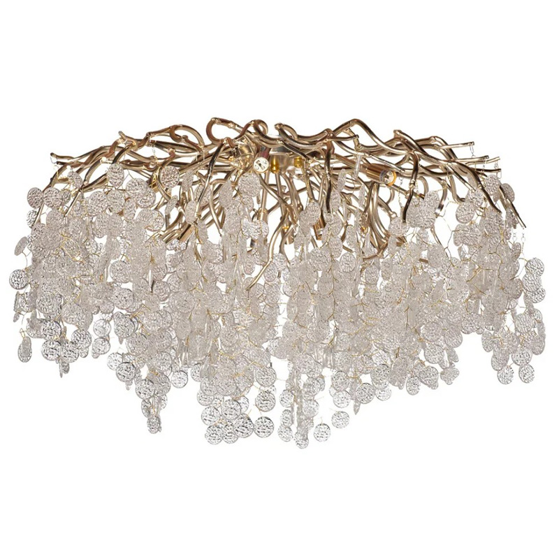 Потолочная люстра FAIRYTREE Champagne Chandelier 80 Золотой Шампань в Челябинске | Loft Concept 