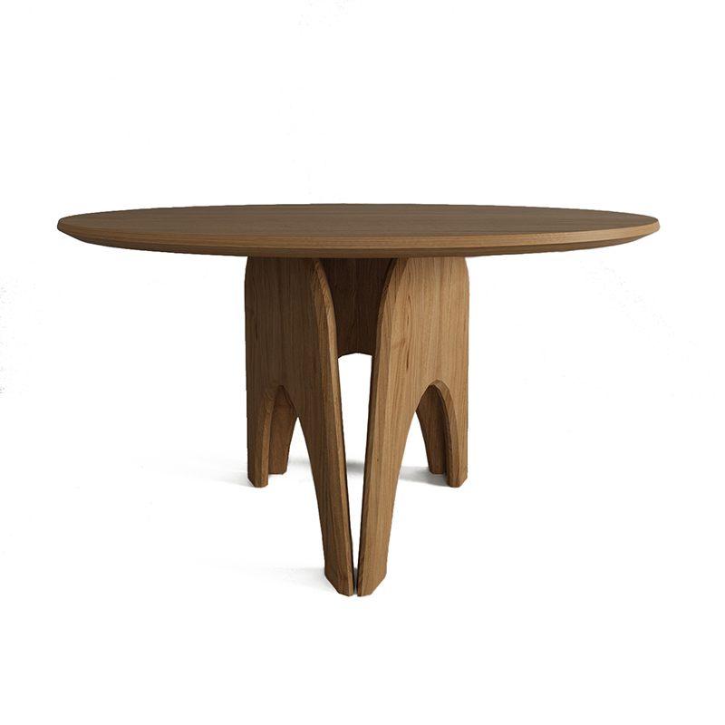 Обеденный круглый стол из дерева Pelican Dinner Table Древесина Обеденный круглый стол из дерева Pelican Dinner Table Древесина в Челябинске | Loft Concept