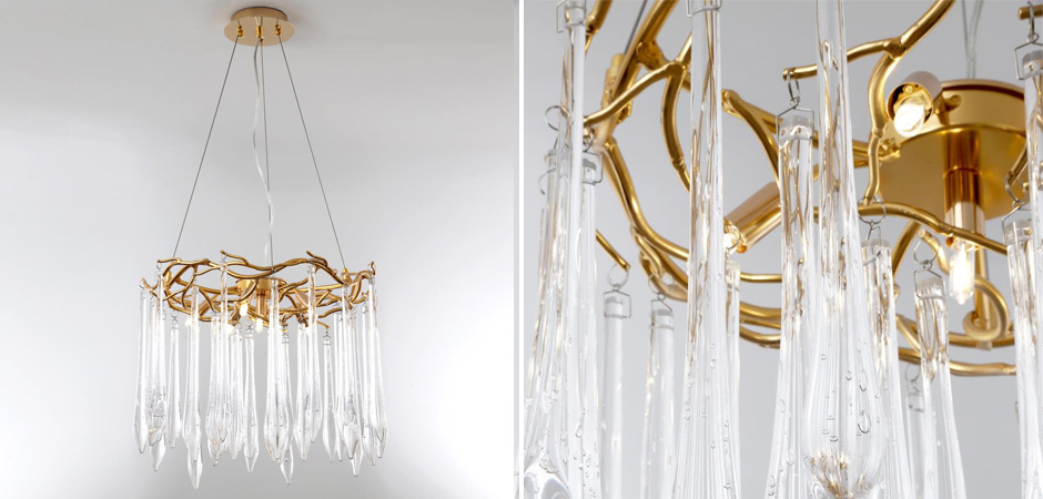 Люстра Crystal Rain Gold Люстра Crystal Rain Gold - Loft-Concept в Челябинске