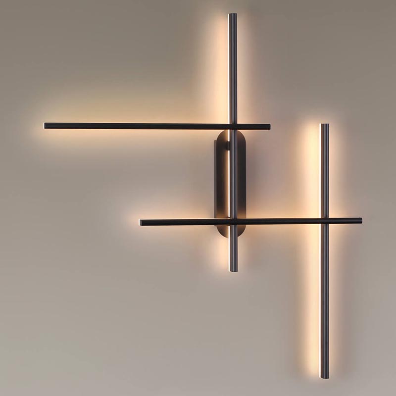 Бра Rolf Four Black Lines Черный Бра Rolf Four Black Lines Черный в Челябинске | Loft Concept