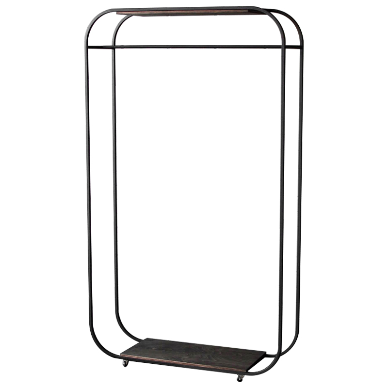Рейл Tala Industrial Metal Rust Clothes Rail Черный Коричневый Рейл Tala Industrial Metal Rust Clothes Rail Черный Коричневый в Челябинске | Loft Concept