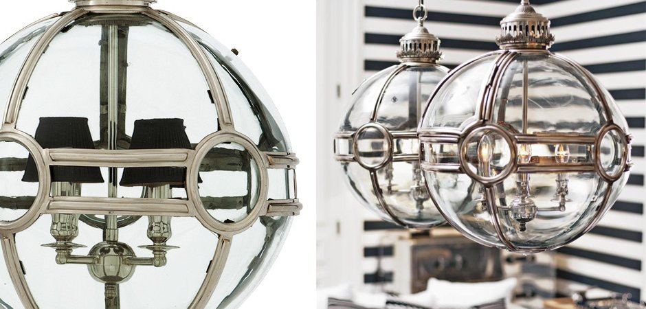 Люстра Lantern Hagerty Antique Silver - Loft-Concept в Челябинске