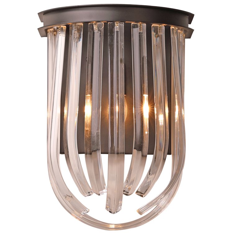 Бра RETRO FROZEN GLASS wall Lamp Черный Бра RETRO FROZEN GLASS wall Lamp Черный в Челябинске | Loft Concept