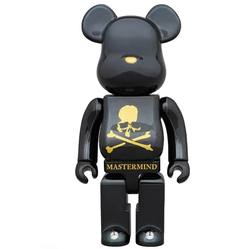Статуэтка Bearbrick Black Mastermind Черный Статуэтка Bearbrick Black Mastermind Черный в Челябинске | Loft Concept