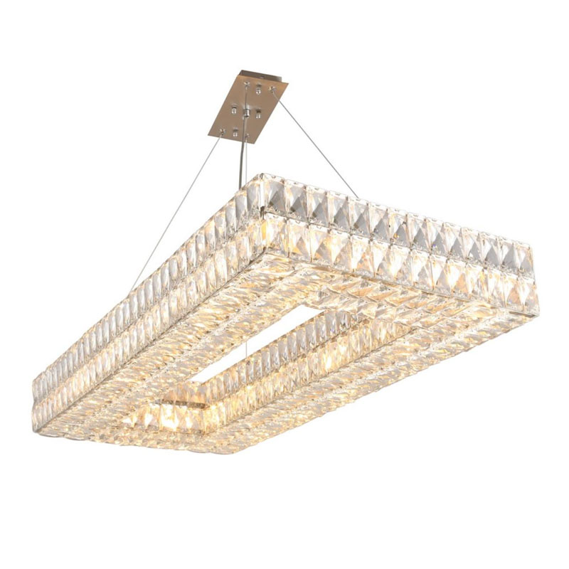 Люстра Crystal Regena Silver Rectangle Chandelier 100 Прозрачный Хром Люстра Crystal Regena Silver Rectangle Chandelier 100 Прозрачный Хром в Челябинске | Loft Concept