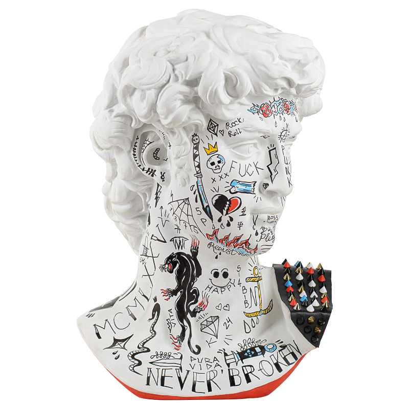 Статуэтка Bust of David PUNK Мульти Статуэтка Bust of David PUNK Мульти в Челябинске | Loft Concept