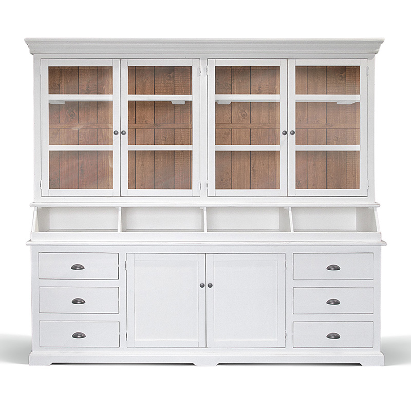 Шкаф Ruggerio Provence HARMONIE Glass Door big Белый Шкаф Ruggerio Provence HARMONIE Glass Door big Белый в Челябинске | Loft Concept
