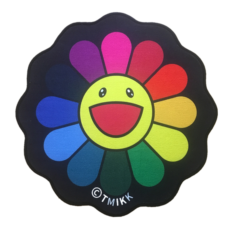 Коврик для прихожей улыбающийся цветок Takashi Murakami Мульти Коврик для прихожей улыбающийся цветок Takashi Murakami Мульти в Челябинске | Loft Concept