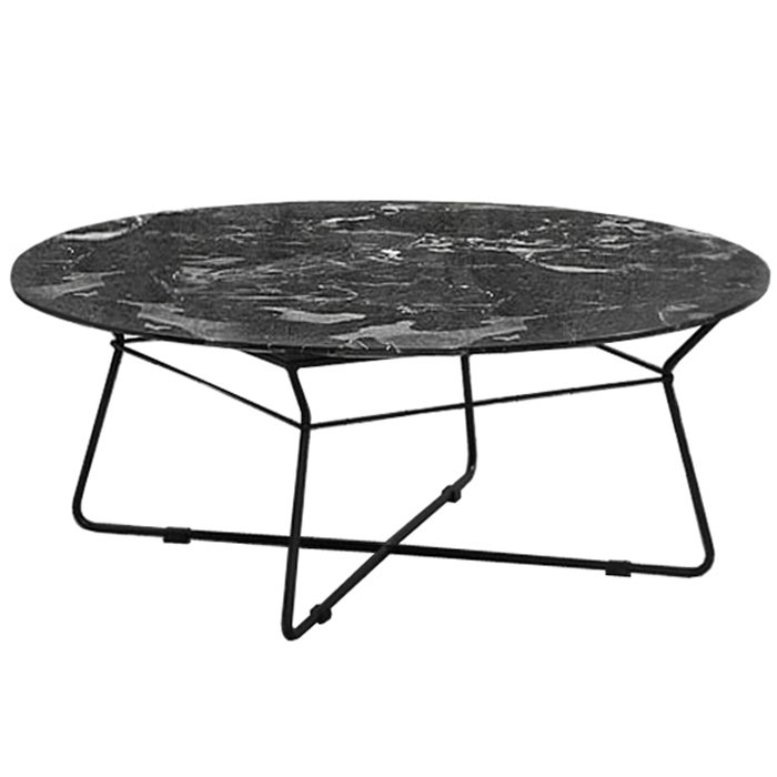 Кофейный стол Marble Coffee Table Черный Черный Мрамор Nero Кофейный стол Marble Coffee Table Черный Черный Мрамор Nero в Челябинске | Loft Concept