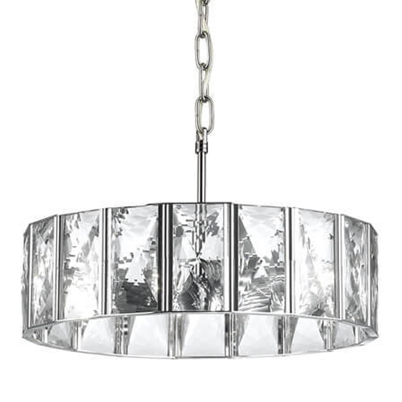 Люстра Tiers Crystal Light Chandelier Round Хром Прозрачный (Transparent) Люстра Tiers Crystal Light Chandelier Round Хром Прозрачный (Transparent) в Челябинске | Loft Concept