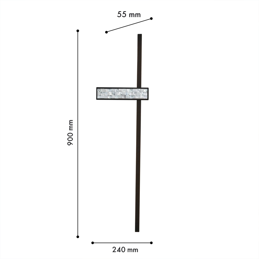 Бра с декором из перламутровой морской ракушки Touch of Marine Charm в Челябинске