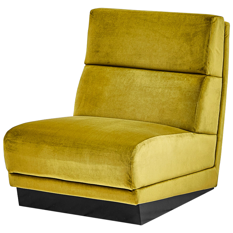 Кресло Berkeley Chair Mustard Горчичный Черный Кресло Berkeley Chair Mustard Горчичный Черный в Челябинске | Loft Concept