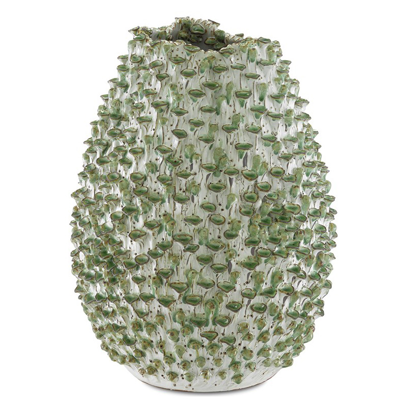 Ваза Milione Medium Vase Белый Зеленый Ваза Milione Medium Vase Белый Зеленый в Челябинске | Loft Concept
