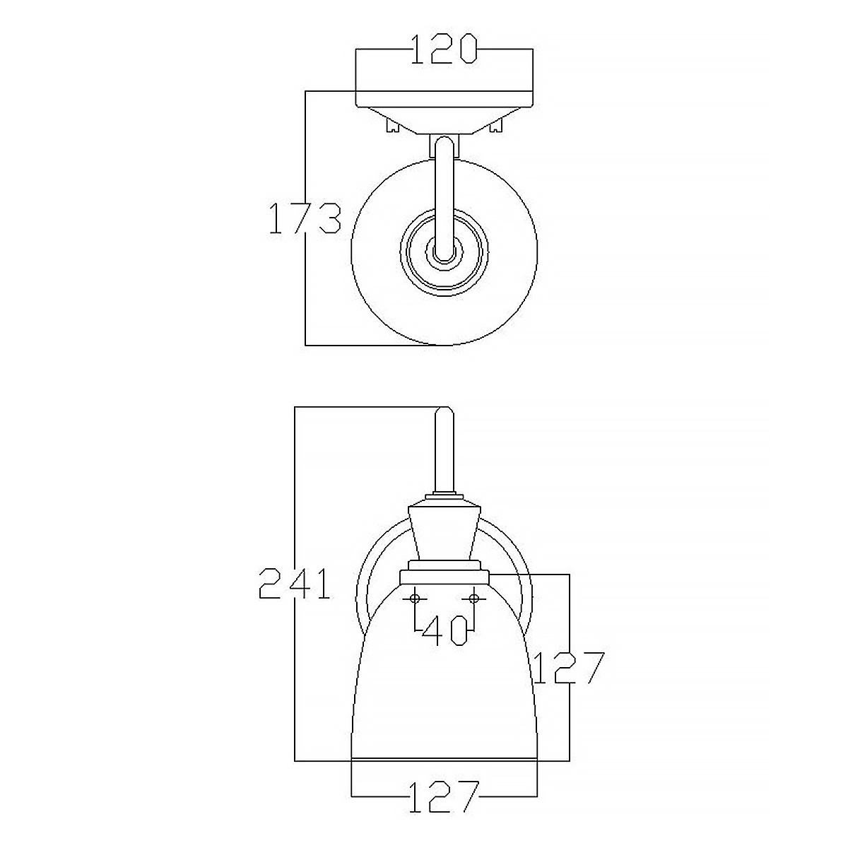 Бра с матовым ребристым плафоном в форме колокола Kichler в Челябинске