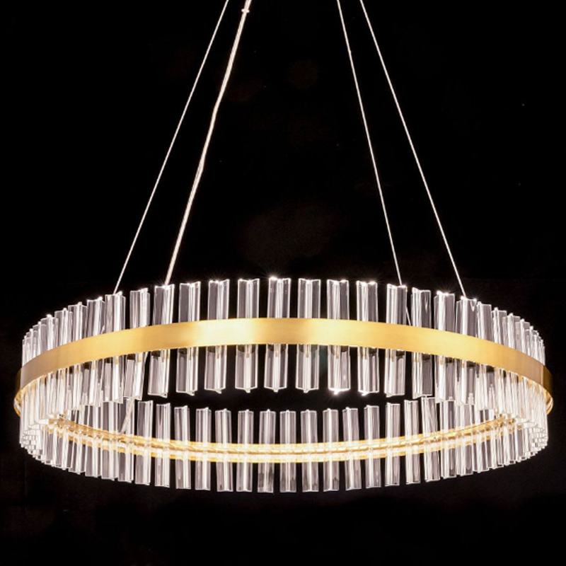 Круглая Люстра Кольцо Хрусталь диаметр 80 см RING Saturno Not Baroncelli Brass Латунь Прозрачное Стекло Круглая Люстра Кольцо Хрусталь диаметр 80 см RING Saturno Not Baroncelli Brass Латунь Прозрачное Стекло в Челябинске | Loft Concept