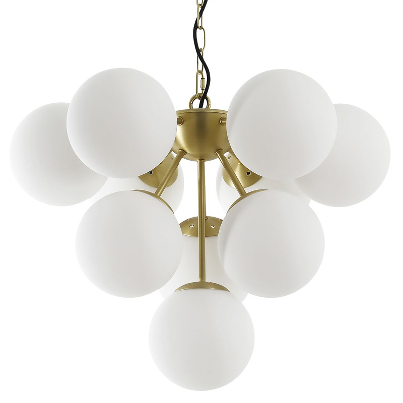 Современная люстра Berries Chandelier Золотой Белый Современная люстра Berries Chandelier Золотой Белый в Челябинске | Loft Concept