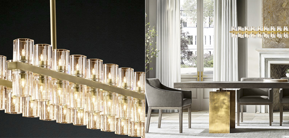 Люстра Restoration Hardware Arcachon Linear Chandelier Люстра Restoration Hardware Arcachon Linear Chandelier - Loft-Concept в Челябинске
