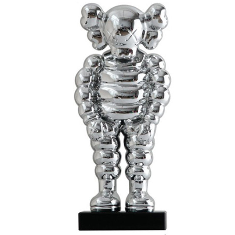 Статуэтка KAWS Bowed Down Silver on stand Серебряный Статуэтка KAWS Bowed Down Silver on stand Серебряный в Челябинске | Loft Concept