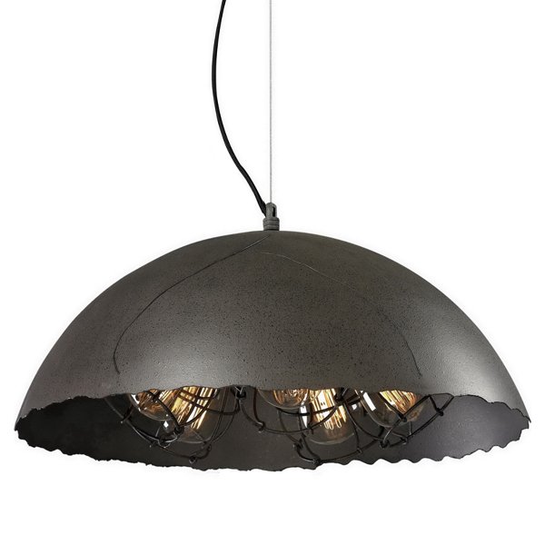 Подвесной светильник Uneven Edge Loft Pendant lamp 5 Графит Подвесной светильник Uneven Edge Loft Pendant lamp 5 Графит в Челябинске | Loft Concept