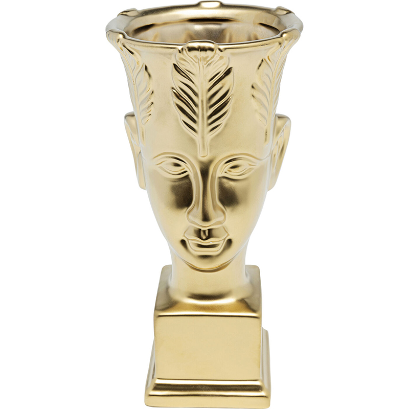 Ваза Golden Face Vase 26 Золотой Ваза Golden Face Vase 26 Золотой в Челябинске | Loft Concept