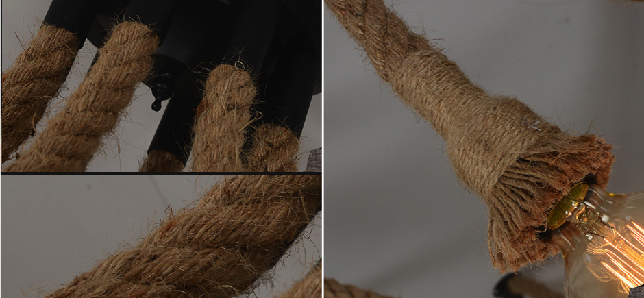 Подвесной светильник Rope Octopus Подвесной светильник Rope Octopus - Loft-Concept в Челябинске