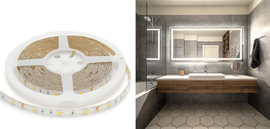 Светодиодная влагозащищенная лента 7,2W/m 30LED/m 5050SMD теплый белый 5M Светодиодная влагозащищенная лента 7,2W/m 30LED/m 5050SMD теплый белый 5M - Loft-Concept в Челябинске
