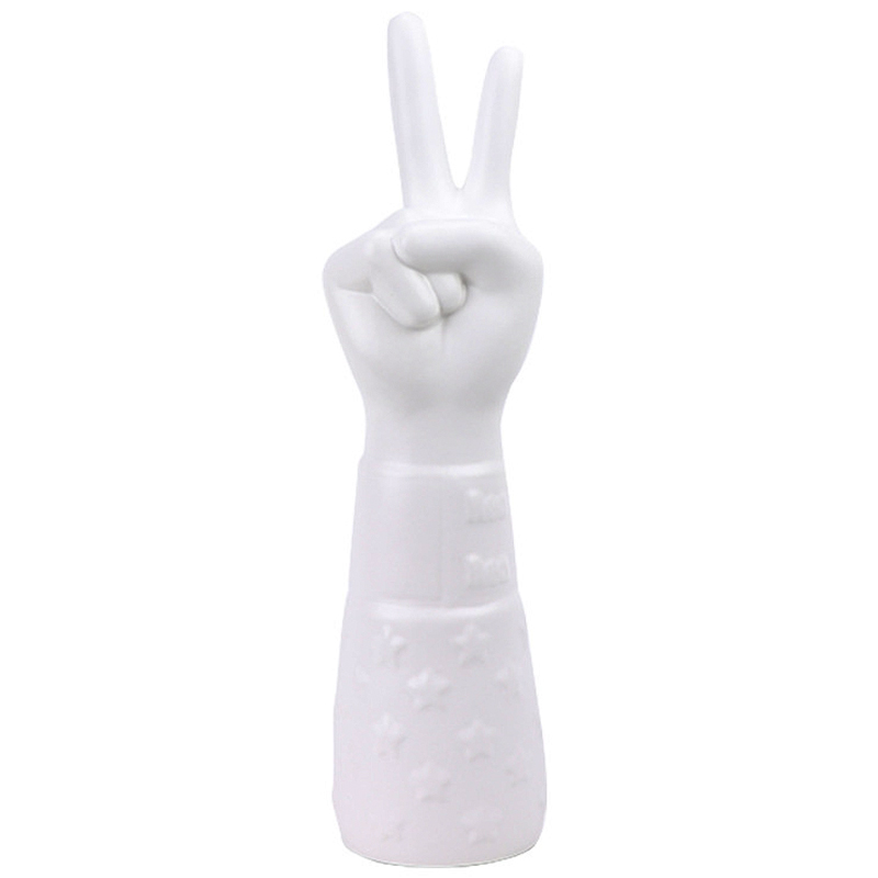 Статуэтка Jonathan Adler Peace Hand Sculpture Белый Статуэтка Jonathan Adler Peace Hand Sculpture Белый в Челябинске | Loft Concept