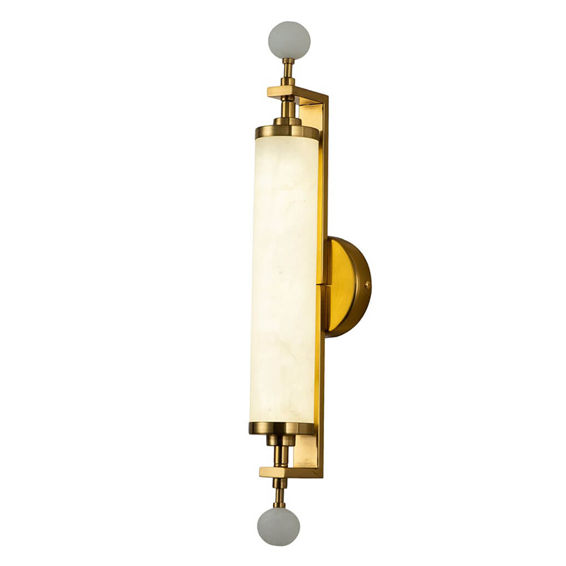 Бра Chantel Marble Wall Lamp S Латунь Белый Бра Chantel Marble Wall Lamp S Латунь Белый в Челябинске | Loft Concept