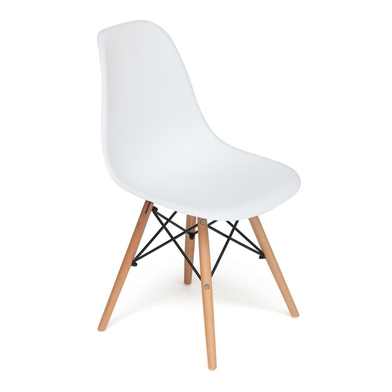 Стул DSW white Белый Древесина Стул DSW white Белый Древесина в Челябинске | Loft Concept