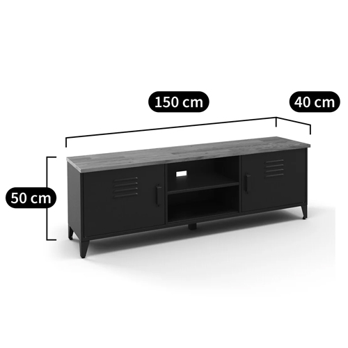 ТВ-тумба из металла и столешницей из массива дуба Metal Wood TV-Stand ТВ-тумба из металла и столешницей из массива дуба Metal Wood TV-Stand в Челябинске