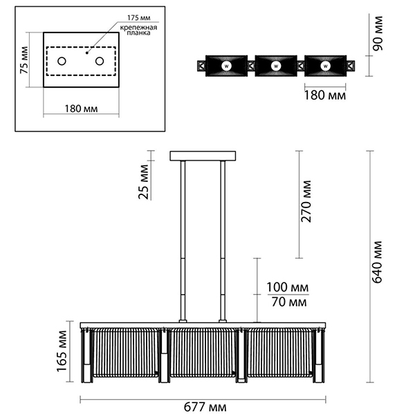 Люстра Madelen Chrome Linear Chandelier Люстра Madelen Chrome Linear Chandelier в Челябинске