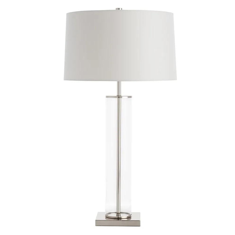 Настольная лампа Ticiana Glass Tube Table lamp Серебряный Настольная лампа Ticiana Glass Tube Table lamp Серебряный в Челябинске | Loft Concept