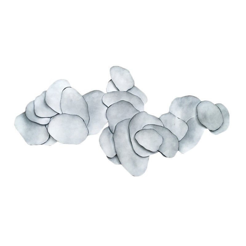 Арт-объект на стену Silver Blue Flakes Серо-голубой Арт-объект на стену Silver Blue Flakes Серо-голубой в Челябинске | Loft Concept