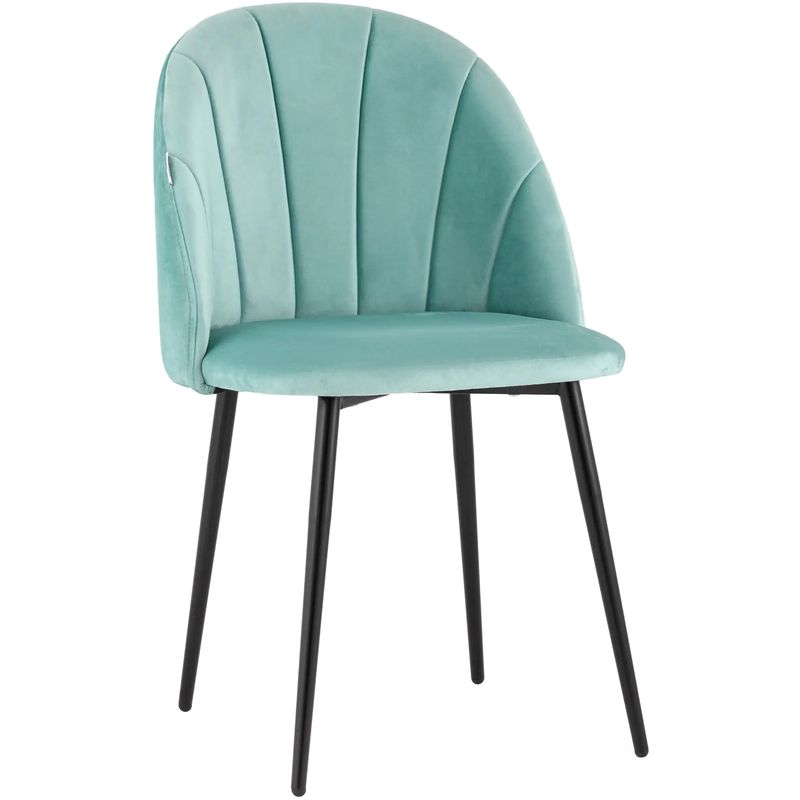 Стул Balsari S Chair Цвет Тиффани Бирюзовый Черный Стул Balsari S Chair Цвет Тиффани Бирюзовый Черный в Челябинске | Loft Concept