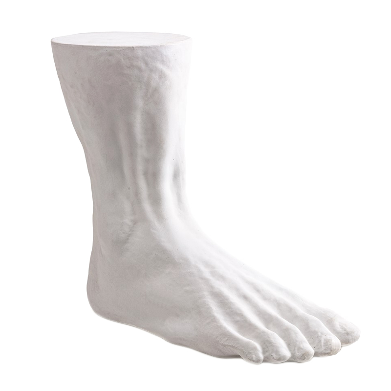 Приставной столик Seletti Сolossus Foot Белый в Челябинске | Loft Concept 
