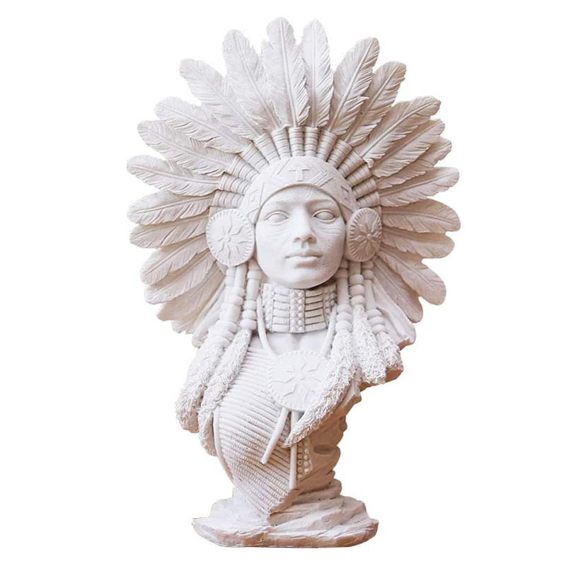 Native american indian figurine B Белый Native american indian figurine B Белый в Челябинске | Loft Concept