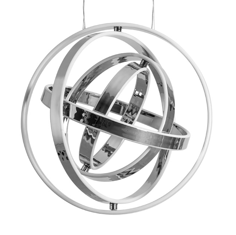 Люстра дизайнерская Rings Серебряный Люстра дизайнерская Rings Серебряный в Челябинске | Loft Concept