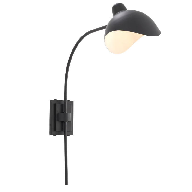 Бра Wall Lamp Pelham Black Черный Бра Wall Lamp Pelham Black Черный в Челябинске | Loft Concept