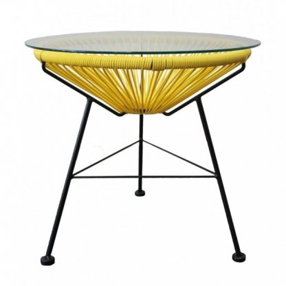 Приставной стол Acapulco side table Yellow Морская синь Желтый Оранжевый Зеленый Черный Белый Приставной стол Acapulco side table Yellow Морская синь Желтый Оранжевый Зеленый Черный Белый в Челябинске | Loft Concept