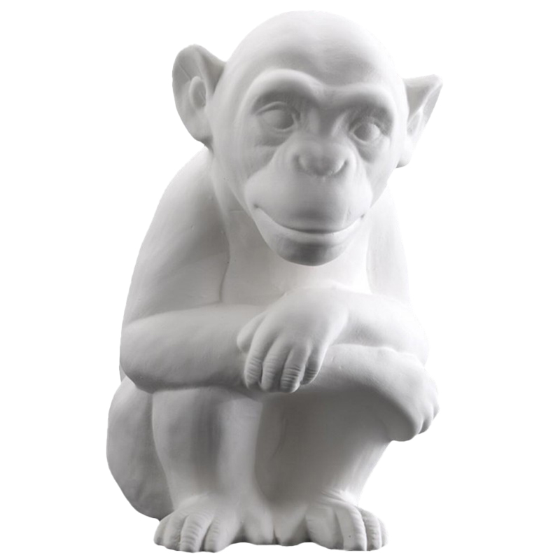 Статуэтка Abhika Monkey Bisc. White Белый в Челябинске | Loft Concept 