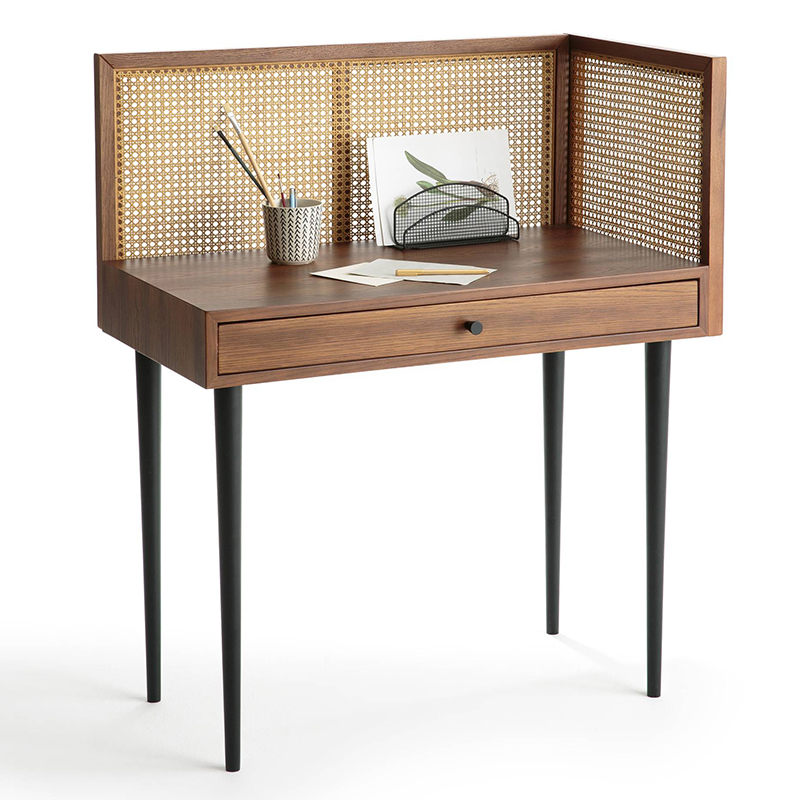 Рабочий стол Agnar Wicker Table Орех в Челябинске | Loft Concept 