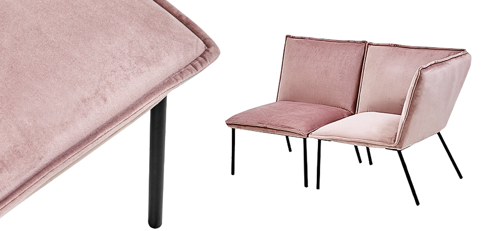 Кресло Corner Armchair Single pink Кресло Corner Armchair Single pink - Loft-Concept в Челябинске
