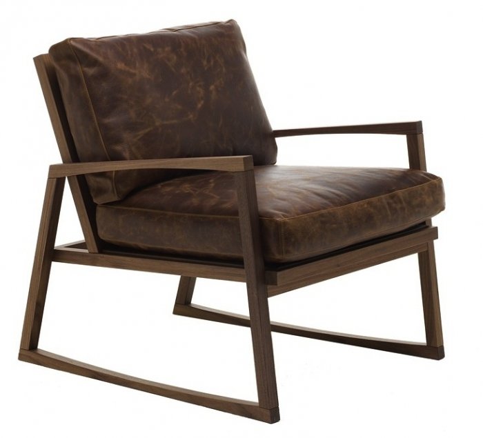 Кресло York armchair Коричневый Кресло York armchair Коричневый в Челябинске | Loft Concept